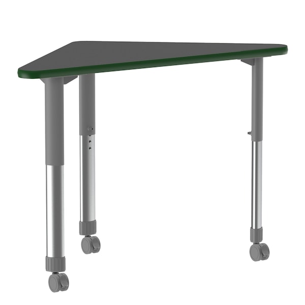 HPL Collaborative Desk - Casters - Wing